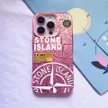 Pink and tender-trendy brand stone island