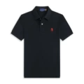 Black red label