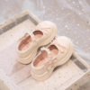 Children's Leather Shoes Shoes 2024 Spring and Autumn New Soft Sole Girls Small Leather Shoes Casual Pearl Baby Girl Spring and Autumn Shoes