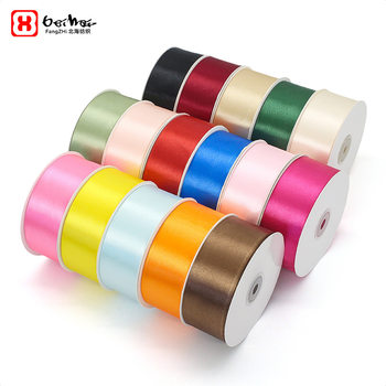 Factory 4cm Rose Ribbon Wedding Ribbon Flower Gift Cake Packaging Ribbon Ribbon Wholesale