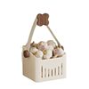 Walnut Kitchen Onion, Ginger and Garlic Storage Box Suction Cup Storage Rack Wall Hanging Basket Ginger Garlic Storage Basket Without Drilling
