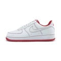 Air force white and red stitching