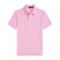 Pink royal blue label