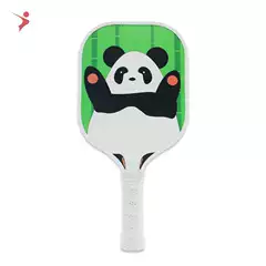 High-end LEIJIAER children's peak racket board badminton racket light durable panda pattern peak racket