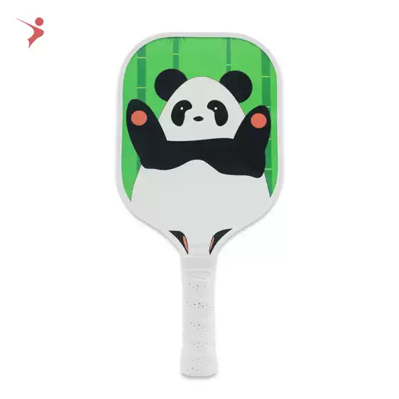 High-end LEIJIAER children's peak racket board badminton racket light durable panda pattern peak racket