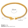 SL469WEG 3.3mm White Zirconia Bracelet