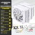 Slayer S60t [версия с цифровым дисплеем белого цвета] Большие двойные башни, два вентилятора/Отображение температуры процессора в режиме реального времени/шесть тепловых трубок в непосредственном контакте