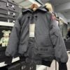 Big Goose 01 Short Bomber Jacket Winter Couple Men's and Women's down Jacket Coat Fur Collar Thickened Warm Fashion