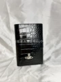 Black crocodile pattern passport bag g