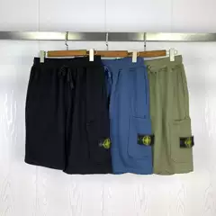 STONE Badge Loose Drawstring Sports Compasses Sweat Pants Men and Women European and American Shorts Stone Functional Embroidered Casual Pants
