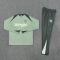 Light green 2526 chelsea player edition half pull suit