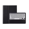 Black leather case + black and white ordinary keyboard