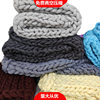 Cross-Border New Hand-Woven Blanket Extra Thick Woolen Blanket Thick Thread Blanket Blanke Knitted Sofa Blanket Cover Blanket