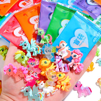 Mini Luminous Wishing Star Pony Creative DIY Jewelry Accessories Desktop Miniature Ornaments Trendy Small Blind Bag Wholesale