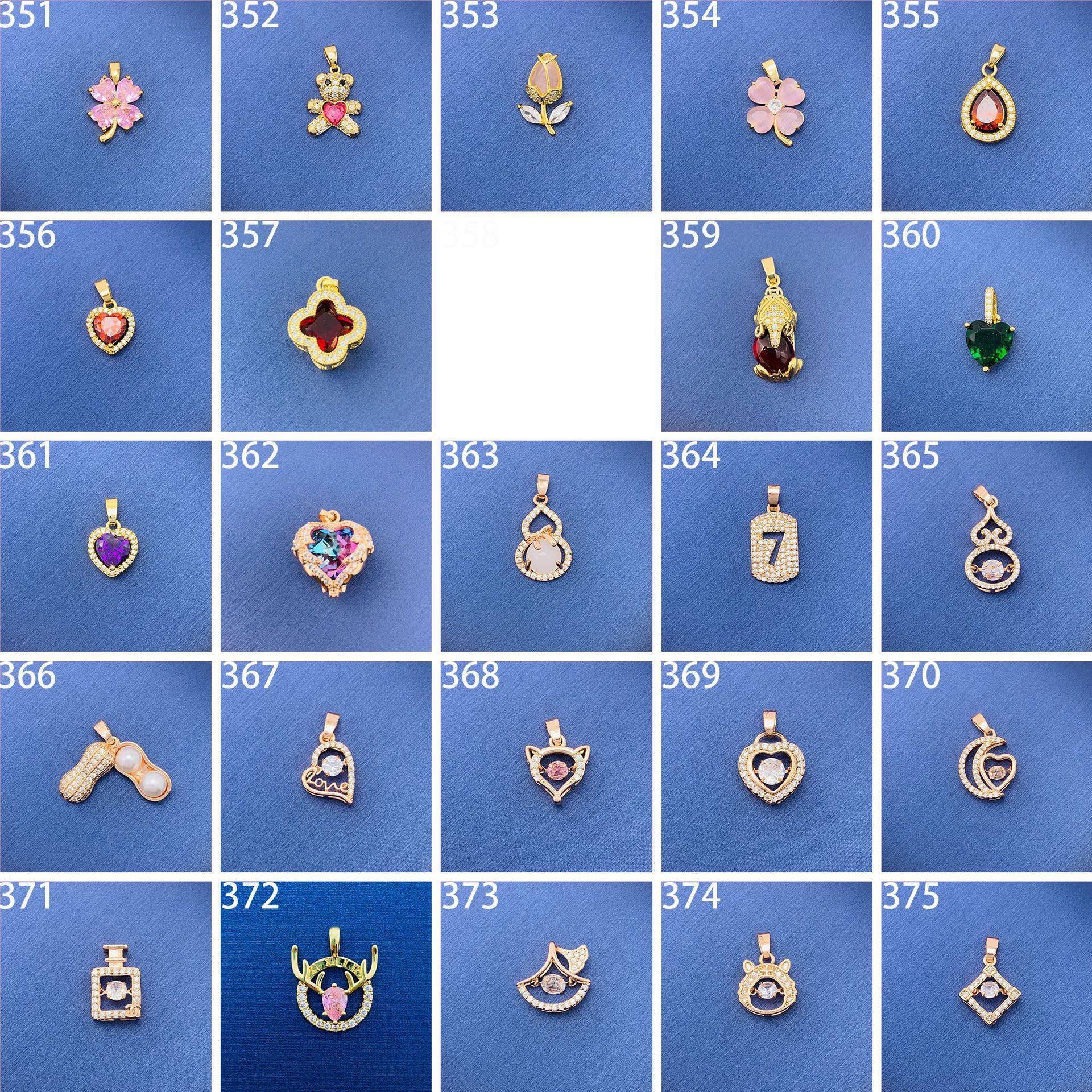 A variety of pendants with fashion Joker cutting-edge exquisite pendant to send girlfriends jewelry [without chain]]