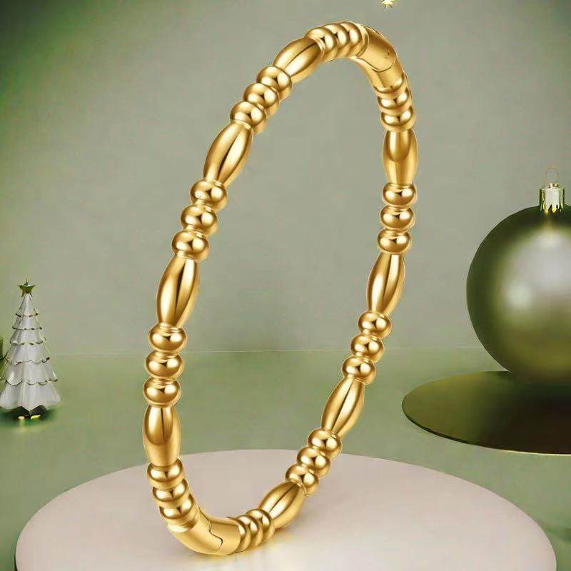 钛钢手镯女生高级感小众满天星不掉色镶钻精致排钻ins风满钻手环