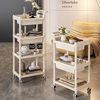 Household Storage Trolley Storage Rack Push Tool Cart Care Cupping Cart Bedroom Baby Products Storage Rack