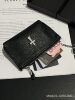 Crow's Same Leather Cross Sword Zipper Card Holder Card Holder Coin Purse Small Cosmetics Bag Niche High-End Sense