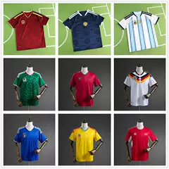 2627 National Team World Cup Brazil Italy France Germany Spain England Short-Sleeved Thai Version Jersey