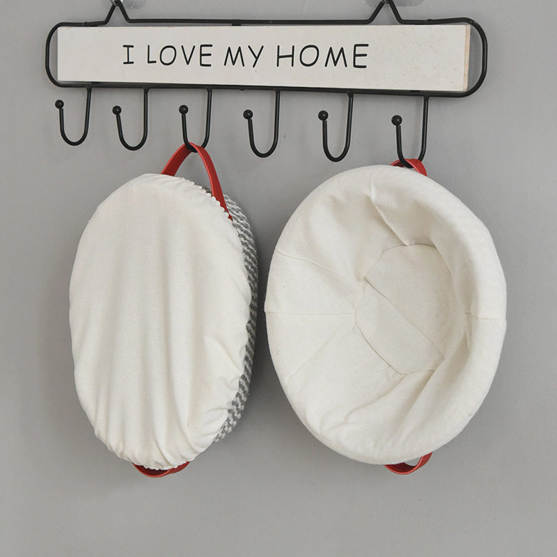 Household Bread Fermentation Basket Dough Proofing Tool Baking Tool Rattan Basket Dough European-Style Fermentation Cloth Mold Cross-Border