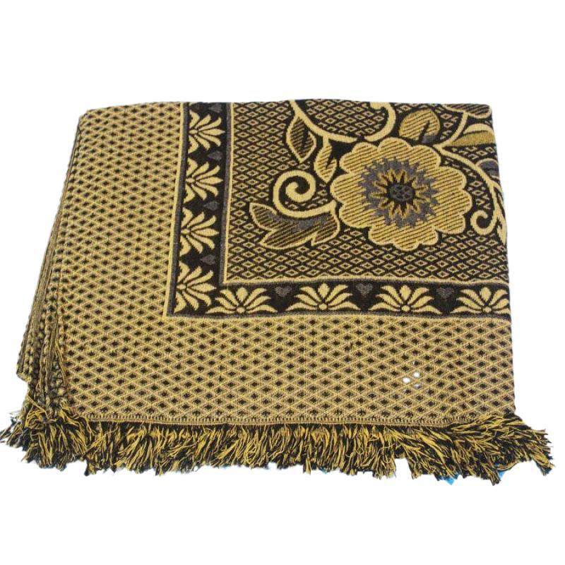 Wholesale Thread Blanket Bed Sheetss Old-Fashioned Tablecloth Summer Casual Knitted Blanket Thickened Bedspread Plant Flowers