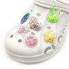 [Inflatable sequins bubble shoes flower] cute fruit series hole shoes accessories inflatable sequins decorative buckle