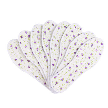 Factory wholesale small flower cloth medicine deodorant thickened cloth insole flower fragrance sweat-absorbent breathable Four Seasons insole