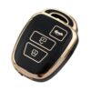 Suitable for Toyota Camry Prado RAV4 Highlander Carolina straight board 2/3/4 golden edge car key case