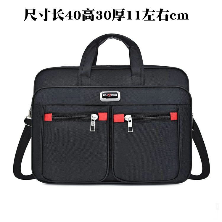 Men's Oversized 20inch Shoulder Messenger Bag New Oxford Cloth Waterproof Wear Business Portable Briefcase High Quality