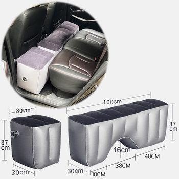 Car Inflatable Bed Car Rear Gap Cushion Car SUV Business Car Rear Seat Sleeping Footstool Filling Cushion