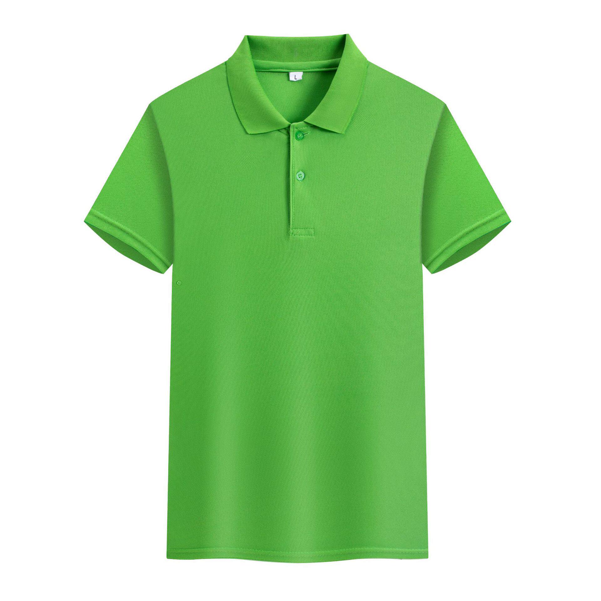 翻领广告衫印字纯棉短袖男Polo衫工作服定制印logo餐饮文化衫刺绣