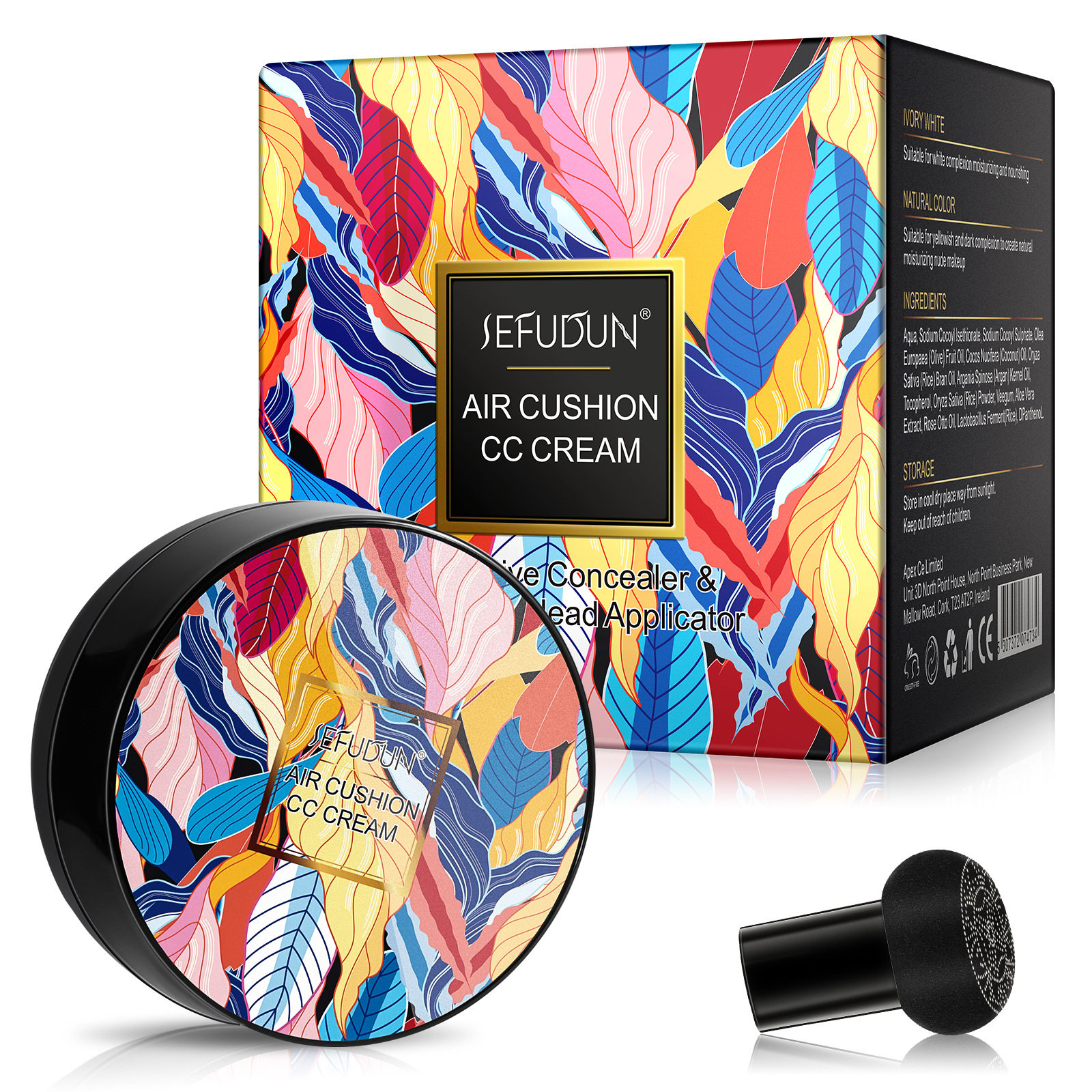 Sefudun Mushroom Head Liquid Foundation Air Cushion Cc Cream