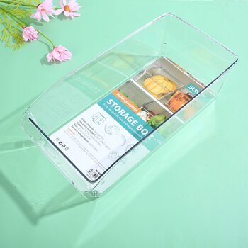 PET Transparent Refrigerator Storage Box Thickeneded Household Large-capacity Refrigerator Fruit and Vegetable Storage Drawer-type Fresh Storage Box