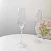 Handmade Diamond-Studded Blingbling Champagne Glass Sparkling Wine Glass Wedding Pair Toast Glasses High-Value