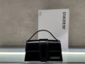 Bright leather black small size (18*6*7CM)