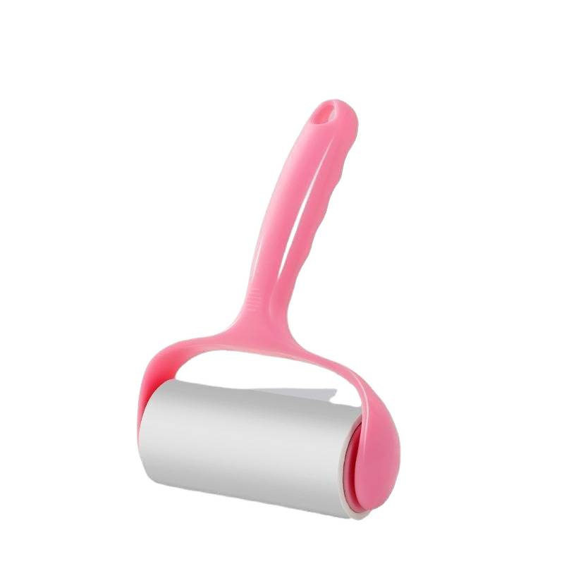 Lint Roller with Tearable Adhesive Brush for Removing Pet Hair, Cat Hair, and Hair from Clothes, Sticky Paper Roller with Replaceable Adhesive Sheets