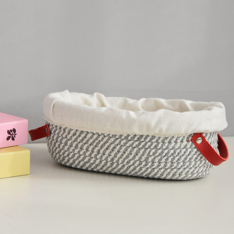 Household Bread Fermentation Basket Dough Proofing Tool Baking Tool Rattan Basket Dough European-Style Fermentation Cloth Mold Cross-Border