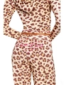 Yellow leopard print
