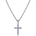 Silver (with 24inch twist chain)