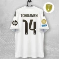 25/26 real madrid white home-no. 14 chumani + shizijie cup armband
