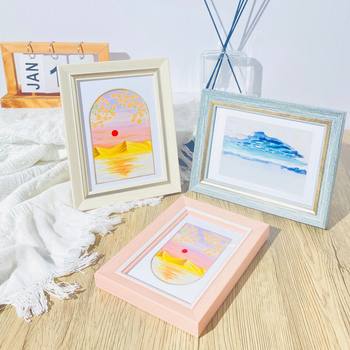 Fresh and simple photo frame wall hanging wholesale 5 inch 6 inch 7 inch 8 inch 10 inch A4 photo studio wedding photo wall frame