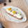 В японском мультипликационном стиле ретро глотать рельефные пластины керамический креативный завтрак тарелка десертная овальная тарелка сердце тарелка тарелка глубокая mini 3