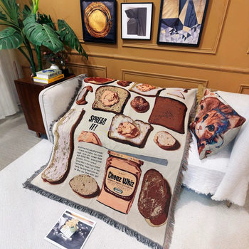 Foreign Trade Amazon Casual Blanket Cartoon Knitted Thread Blanket Sofa Blanket Travel Tent Cover Blanket Bed Blanket Carpet Weaving