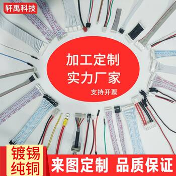 Wire Harness Silicone Wire Processing Motorcycle Automotive Digital Wire 1.0/1.25Zh1.5Ph2.0Xh2.54/3.96