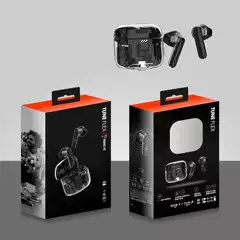 Cross-border new TUNE FLEX small crystal beans real wireless bluetooth headset in-ear transparent sports headset universal