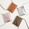 A generation of envelope hanging neck coin purse multi-color optional button slung mini bag factory outlet