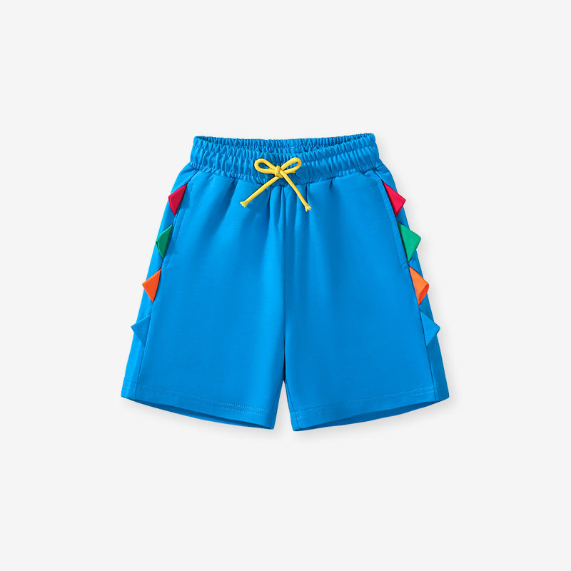 New Summer Kids' Clothing, Cartoon Boys' Set, Cotton Applique Kids' 2-piece Outfit