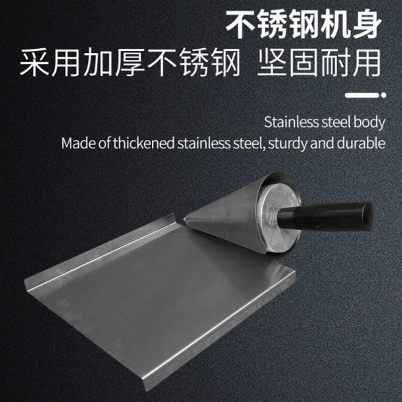 商用冰激凌蛋卷筒工具模具脆皮甜筒定型机器手动锥形雪糕皮蛋卷机