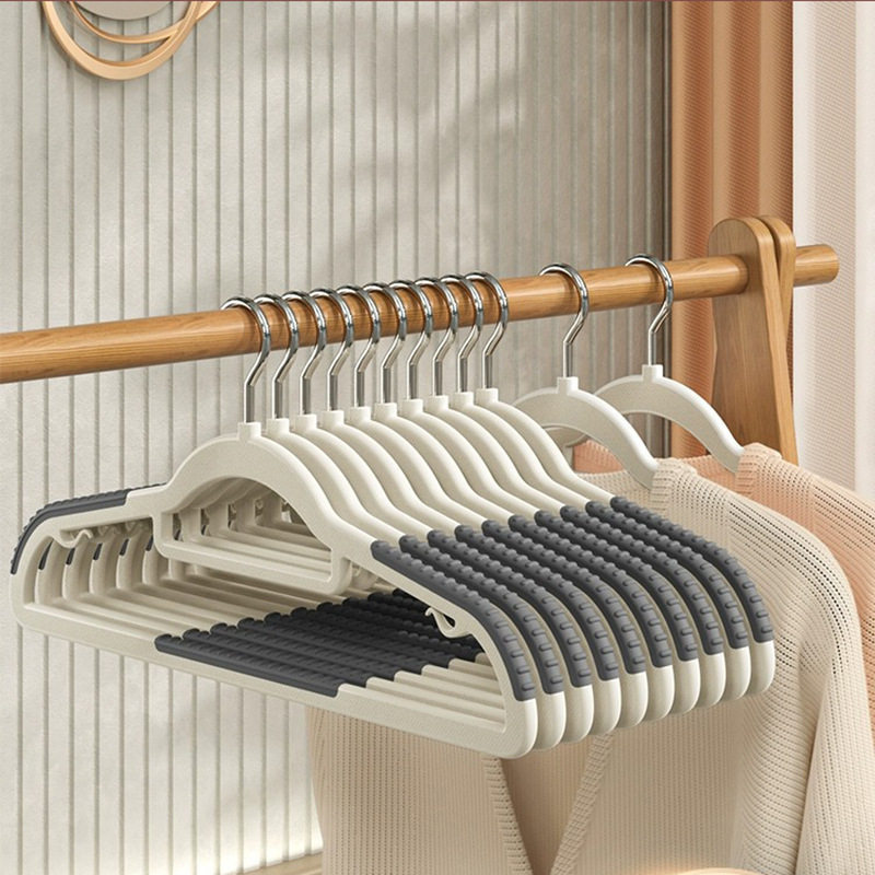 Rotatable Multifunctional Wide-Shoulder Dormitory Wet and Dry Clothes Hanger, Seamless Clothes Hanger, Thickened Anti-Slip Household Clothes Hanger