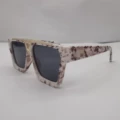 Coffee pattern frame gray piece